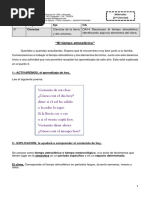 Guia Ciencias 2° Tiempo Atmosferico PDF