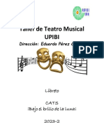 Libreto Cats - Taller de Teatro - Upibi