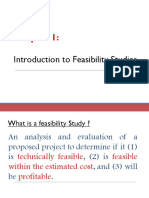 Ch1 Introduction To Feasibility Studies PDF