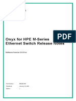 Onyx Ethernet Release Notes For HPE PDF