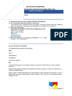 Hoja de Seguridad Gypsum Mastic Hoja de Seguridad. PDF