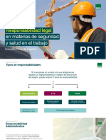 Responsabilidad Legal en Materias de SST