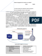 Práctica I Estados de Agregación y Sus Cambios