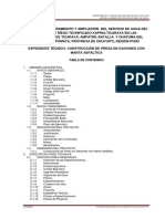 Memoria Descriptiva Presa Gaviones Corregido Memoria 100 PDF