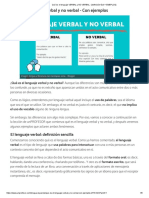 Qué Es El Lenguaje VERBAL y NO VERBAL - (Definición Fácil + EMEPLOS)