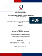 Actividad 1. Proyecto de Electrificación Rural PDF