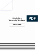 Informe Final de Orientación Yconsejería Psicológica - 2022 I 20