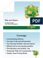 Risk and Return 1 PDF