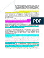 The Paper Aims To Examine The Evolution of Business Relationships in The Context of Internationalization of Firms