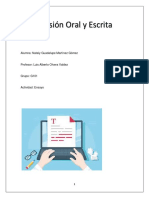 Expresión Oral y Escrita PDF