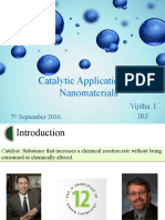 Catalytic Application of Nanomaterials