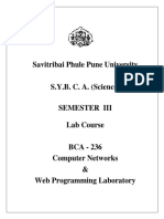 BCA 236-Computer Networks & Web Programming Laboratory PDF