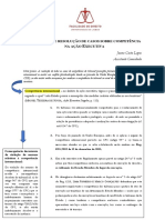 Esquema de Resolução de Casos Sobre Competência Na Ação Executiva PDF