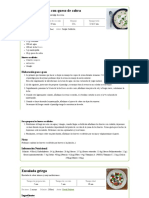 Recetas Vegetariano 4 Semana de Febrero PDF