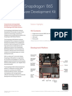 Snapdragon 865 Mobile HDK Product Brief - 87 pn003 1 PDF