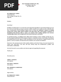 Proposal Letter