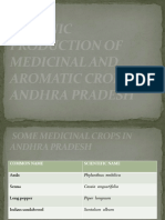 Organic Production of Medicinal and Aromatic Crops in Andhra Pradesh