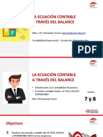 Sesión 7-8 La Ecuación Contable A Través Del Balance PDF