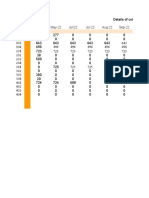 Flat No Apr-22 May-22 Jun22 Jul-22 Aug-22 Sep-22: Details of Collection From Flat Owner FY 2022-2023