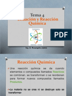 Tema 4. Reaccion y Ecuacion Quimica PDF