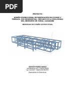 Memorias de Diseño Estructural, Sebastián Florez PDF