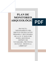 Plan de Monitoreo Arqueologico JMA