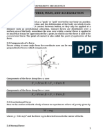 Chapter 5 Force Mass Acceleration