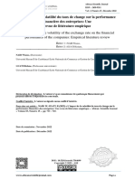 N14-34-The Impact of The Volatility of The Exchange Rate On The Financial Performance of The Companies Empirical Literature Review PDF