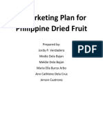 Philippine Dried Fruit Marketing Plan PDF