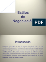 Estilos de Negociacion Segun Continente