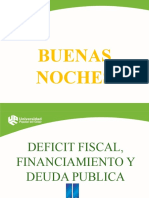 Deuda Publica y Deficit Fiscal