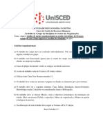 Trabalho de Campo Da Disciplina de Gestão Das Organizações