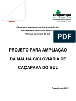 Projeto Ciclovia Cacapava Do Sul 1 PDF