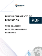 1.8 SITIO - Dimensionamiento de Energa - Sin Torre