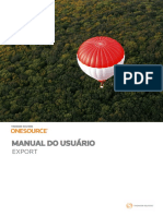 TR Onesource Manual Usuario Export Brasil V22R3 PDF