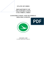 Construction and Material Specifications State of Ohio