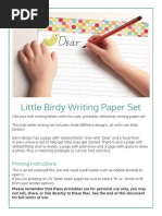 Picklebums Birdywritingset PDF