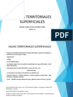 Aguas Territoriales Superficiales: Nombre: Ronny Sneyder Ordoñez Botina GRADO: 6-2