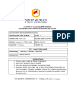 Aud 310 Test 3 and Memo 2018