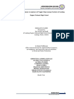 Analysis For Consumer Acceptance of Veggie Chips Among Teachers of Lanting Region National High School