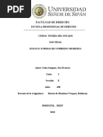 PAF Teoria de Estado Ensayo Formas Modernas de Gobierno