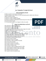 Lista de Comandos de Excel Español PDF