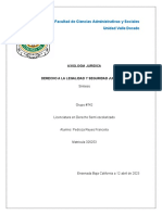 Derecho A La Legalidad y Seguridad Juridica