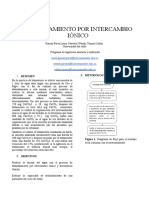 Informe Ablandamiento Por Intercambio Ionico