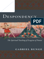 Despondency The Spiritual Teaching of Evagrius Ponticus On Acedia by Gabriel Bunge PDF