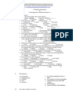 TLE 10 Examination (Sample)