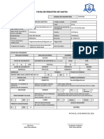 Ficha de Registro de Datos - 2023 - I