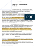 The Peter Lynch Approach PDF