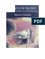 EL MITO DE PROTEO, Marco Ornelas, 1°ed, 2008