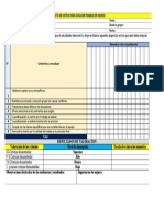 Lista de Cotejo para Evaluar Trabajo en Equipo